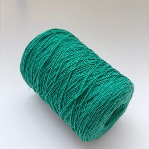 100% Cashmere yarn on cone DK Biagioli Modesto Color Green 470g